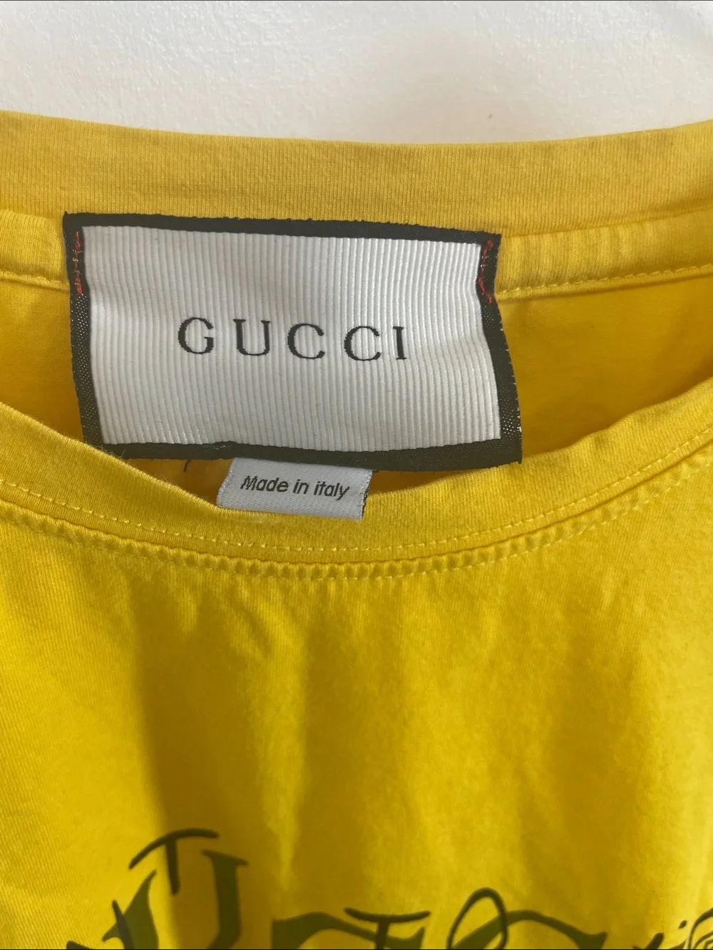 Gucci bright yellow